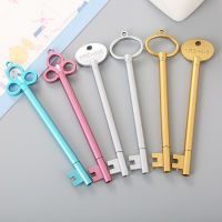 40 pcs Creative Stationery Key Moing Neutral Pen Cute Cartoon Learning Office Retro Water-based Signature Pen