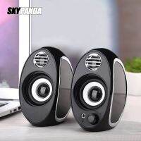 Bass USB + AUX Wired Computer Speakers A Pair 5W*2 High Power Speakers for Laptop Desktop Phone Portable Multimedia Loudspeaker