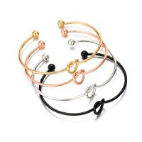 Women Simple Bangle Korean celet Opening Jewelry Gift