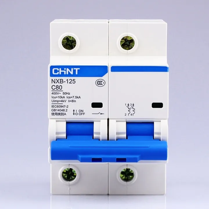 chint-nxb-125-2p-ac-230-400v-เบรกเกอร์63-80-100-125a-disconnector-dz158-kunlun-series-คลื่นแม่เหล็กไฟฟ้าชนิด-c