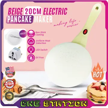 idrop 20CM Non-stick Electric Crepe & Pancake Maker Kitchen Cooking Pa