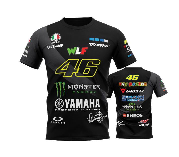 ใหม่-เสื้อพิมพ์ลาย-yamaha-ผ้าแห้งเร็ว-เสื้อยืด-ขี่มอเตอร์ไซค์แห้งเร็ว-คุณภาพเกรดพรีเมียม