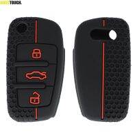 For Audi A1 S1 A3 S3 A4 A6 RS4 TT Q3 Q7 2005 - 2013 Remote Car Key Cover Shell Skin Protector Silicone Auto Key Case Fob Keyless