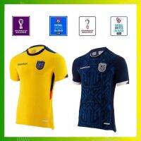 ◘ เสื้อกีฬาแขนสั้น ลายทีมฟุตบอล World Cup Ecuador 2022 2023 ชุดเหย้า