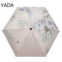 YADA Anti UV Paraguas Mini Flower Travel Umbrella Rainy Five Pocket Foldable Umbrella For Women Capsule Umbrellas YD210056