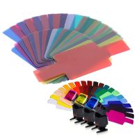 20 Color Photographic Color Gel Filter Cards Set Flash Speedlite for Nikon Filters