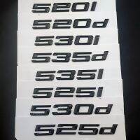 [BETTER]ตัวอักษรสีดำ3D สำหรับท้ายรถ BMW 525i 520i 530i 535i 520d 525d 530d E60 E39 E34 F10สติกเกอร์โลโก้สัญลักษณ์อุปกรณ์เสริม5ชุด