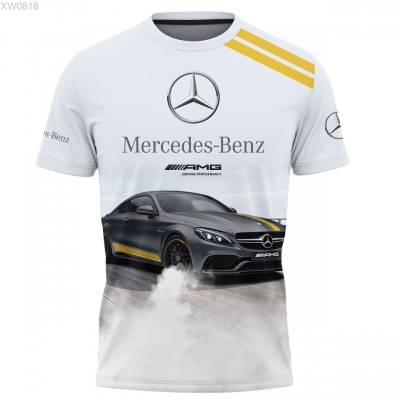 2023 NEW Mercedes (สต็อกเพียงพอ) D047 3D T Shirt T SHIRTคุณภาพสูง size:S-5XL