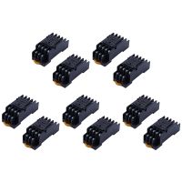 10PCS PYF14A DIN Rail Power Relay Socket Base 14 Pin for MY4NJ HH54P MY4