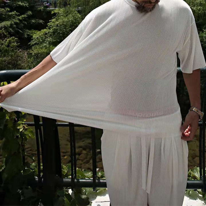 2023ชุดเสื้อผ้าสองชิ้นสไตล์-kasual-lelaki-ชุดเสื้อผ้าแนวสตรีทแวร์