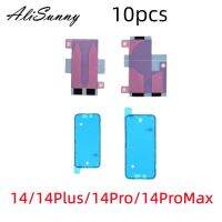 AliSunny 10Pcs สติกเกอร์แบตเตอรี่กันน้ำสำหรับ 14 Plus Pro Max Front Seal กาวหน้าจอ LCD กรอบเทปอะไหล่ซ่อม