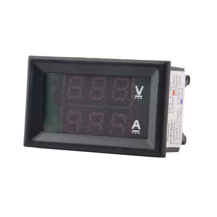 9pcs-led-digital-dc-0-100v-10a-voltage-amp-volt-meter-panel-dual-voltmeter-ammeter-tester