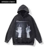 Spenzer.street | ?what the  hood เสื้อโอเวอร์ไซส์ เสื้อกันหนาว แขนยาว เกาหลี เสื้อy2k ทราวิส 2pac ฮิต 2022  มาใหม่