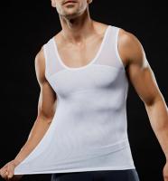 Mens Gynecomastia Vest Male Abdomen Trainer Belly Reduce Slim Fit Body Shaper Back Cross Tops Chest Binder Posture Corset
