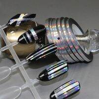 【CW】 10 Rolls !!! 1mm 2mm 3mm  Holographic Striping Tape Adhesive Decals Styling Tips art