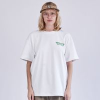 Fear of Love Oversized Unisex T-shirt (White/Green)