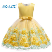 MQATZ Váy Cưới Hoa Cho Bé Gái Quần Áo Trẻ Em Cho Bé Trang Phục Dạ Tiệc