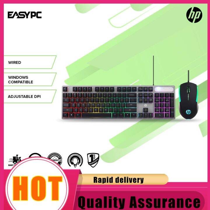 EasyPC HP KM300F RGB Fullsized membrane Stylish design dual mode