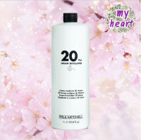 Paul Mitchell Cream Developer 1000 ml. ไฮโดรเยนที่ใช้ผสมกับสีผมและผงฟอก ที่ช่วยให้สีผมติดทนนาน