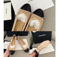 ไม่มีกล่อง - Ballerinas Tweed &amp; Calfskin Ref. G02819 Y55080 K2509 9121