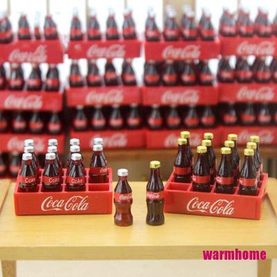 WMPH 112 Dollhouse Miniatures Accessories for Doll Coke Drink Kitchen Toys