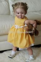 NPK 28inch Reborn Doll Kit Bonnie with Standing Legs Poseble Limbs Unfunished Doll Parts with Body and eyes