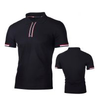 【CC】™  Mens Short Sleeved Polo Shirt Business Shirts Breathable Clothing