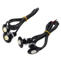 4pcs 1.5W Car LED Eagle Eye Daytime Running DRL Light Tail Backup Light White 12V