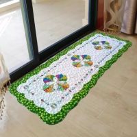 Long Door Mat พรมเช็ดเท้ากันลื่น พรมเช็ดเท้ายาว Rectangular Door Mat พรมผ้าสไตล์วินเทจ 50x135cm ผืนยาว 1ผืน พรมเช็ดเท้ากันลื่นแบบยาว พรมตกแต่งบ้าน พรมเช็ดเท้ากันลื่นอย่างดี พรมเช็ดเท้ากันลื่นแบบยาว Door Mat