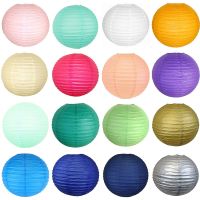 1pcs Mix Size Chinese Round Paper Lanterns for Wedding Party Home Hanging Decoration lamps round wedding paper lantern Holiday Party  Games Crafts