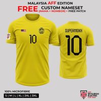 （Contact customer service for customization）JERSEY MALAYSIA   22/23 JERSI MALAYSIA  CUSTOM NAME AND NUMBER PRINTING NAMA NO（Stock available in sizes for adults and children）