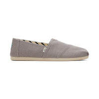 TOMS รองเท้าลำลองผู้หญิง สลิปออน รุ่น Alpargata  Morning Dove WIDE Heritage Canvas  หน้าเท้ากว้างพิเศษ (CB) รองเท้าลิขสิทธิ์แท้