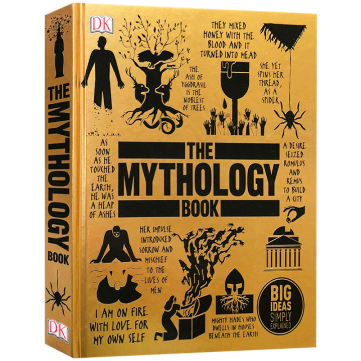 the-mythology-book-dk-encyclopedia-series-illustrated-art-encyclopedia-text-interpretation-classic-works-of-art-english-original-books-english-book