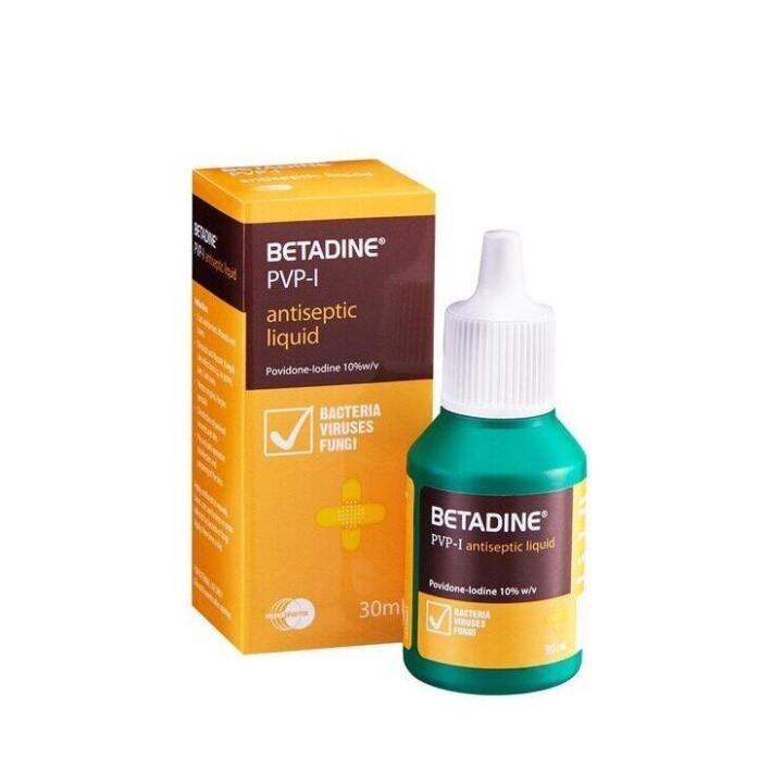 BETADINE PVPI ANTISEPTIC LIQUID 30ML (EXP11/2025) Lazada