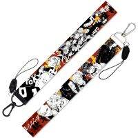 Anime Tokyo Revengers Comics Print Hand Rope Lanyards Keychain Darken Mikey Cosplay Webbing Short Straps Key Chain Gift for Fans