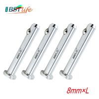 4X 8mm 316 Stainless Steel Dowel Pin Flat Head Cylindrical Pin Positioning Pins Quick Release Ball Pin Retainer Farm Lawn Garden