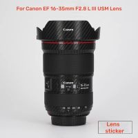 สำหรับ Canon EF 16-35มิลลิเมตร F2.8 L III USM มาโครป้องกันรอยขีดข่วนกล้องเลนส์สติ๊กเกอร์เสื้อห่อฟิล์มป้องกันร่างกายป้องกันผิวปก