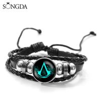 Trendy Game Bravo FaithCharm Bracelet for Men Women Teen Handmade Glass Photo Dome Button Multilayer Casual Wristbands Souvenir