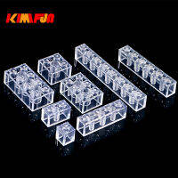 100gPack 2X4 2X3 DIY Transparent Brick Model Building Blocks Toy City Building Bricks Children Toys Gift Compatible Blocks