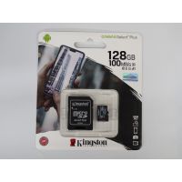 [แท้100%] Kingston 128GB Class 10 เมมโมรีการ์ด  ความเร็ว 100MB/s SDHC Micro SD รับประกันศูนย์ Synnex 5 ปี.