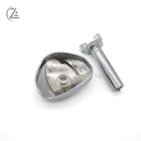 ACZ Motorcycle Silver Fuel Tank Switch Handle and Carburetor Cover for HONDA Steed 400 Steed 600 VLX400 VLX600