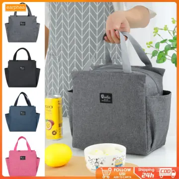 FRAMTUNG lunch bag, black, 8 ¾x6 ¾x13 ¾ - IKEA