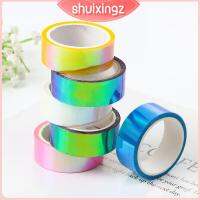 SHUIXINGZ ประกายสีรุ้งเทปกาวสำหรับนักเรียนสำนักงานสมุดภาพกันน้ำเทปตกแต่ง