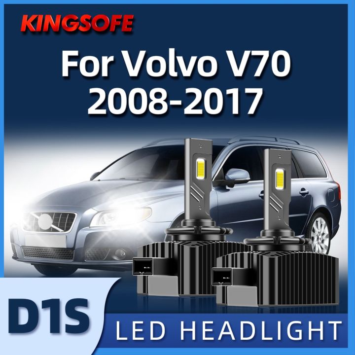 kingsofe-1คู่30000lm-led-d1s-ไฟหน้ารถ-hid-6000พันหลอดไฟ12โวลต์สำหรับวอลโว่-v70-2008-2009-2010-2011-2012-2013-2014-2015-2016-2017