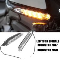 ไฟสัญญาณเลี้ยว LED รถจักรยานยนต์ทั้งกลางวันและกลางคืนสำหรับ Ducati Monster 950 MONSTER 937 2021 2022 2023ไฟเตือน