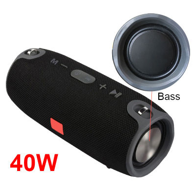 3600Mah 40W TWS Bluetooth Speaker Waterproof Portable PC Bass Music Player Subwoofer Speaker with FM Radio USB