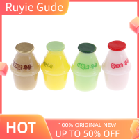 Ruyie 4pcs dollhouse Miniature Toy ขวดนมบ้านตกแต่งฉาก