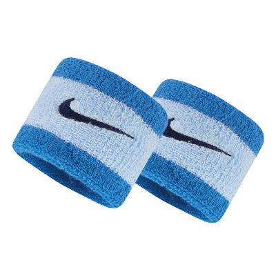 Nike สายรัดข้อมือไนกี้ Nike Swoosh Wristbands N0001565425OS (Photo Blue/Celestine Blue) สินค้าลิขสิทธิ์แท้