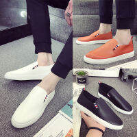 NGT Korean Casual Shoes Mens Leather Shoes Mens Shoes รองเท้าทรงสลิปออน รองเท้าผ้าใบ ผู้ชาย