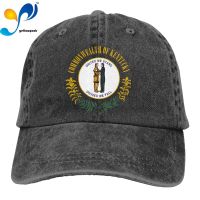 Fashion Baseball Cap Print Flag Of Kentucky Logo Hats Men Women Cotton Outdoor Simple Visor Casual Cap